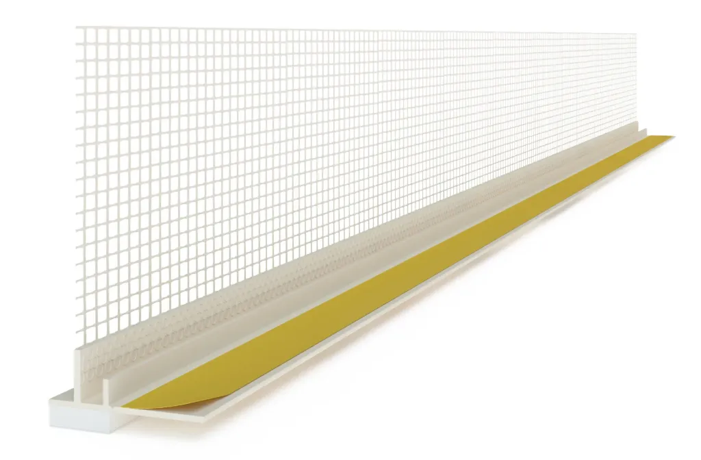 [RRBBP14 LUX COK L250] CREPI DRUPPELPROFIEL MET GAAS VOOR ALU SOKKELPROFIEL 2M50