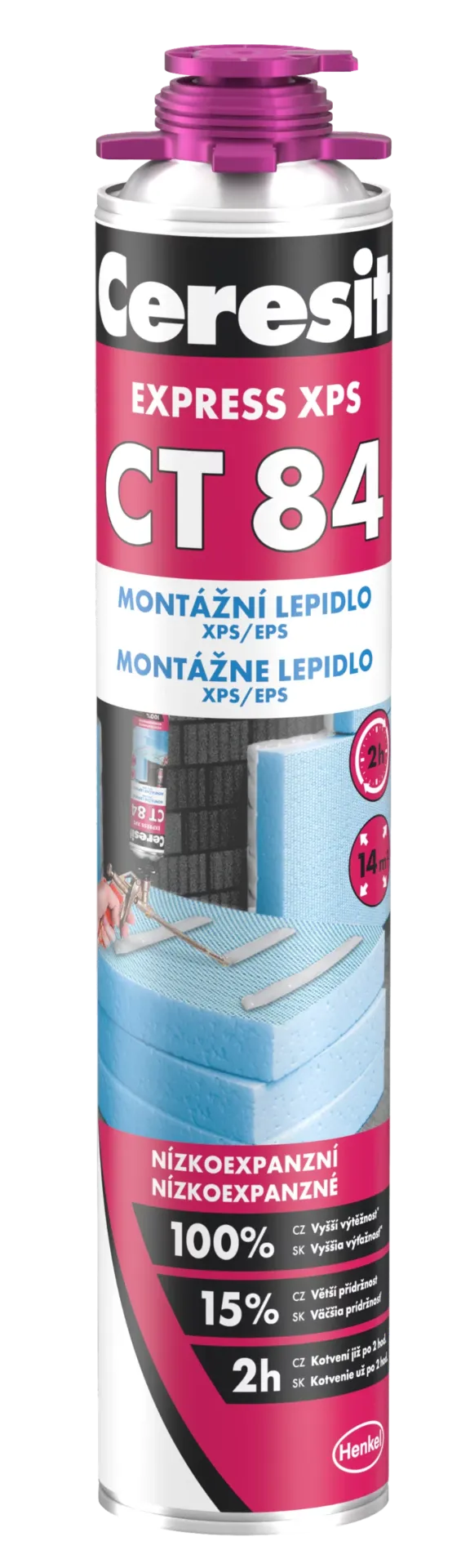 CREPI CERESIT CT84 EXPRESS - PU-LIJM VOOR EPS & XPS  850ML