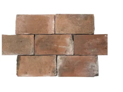 [RENOTERRARECHT] OUDE TERRACOTTA RECHTHOEKIG