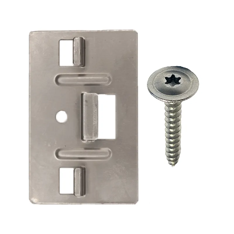 CLIP + SCHROEF VOOR GEVELBEKLEDING 250ST