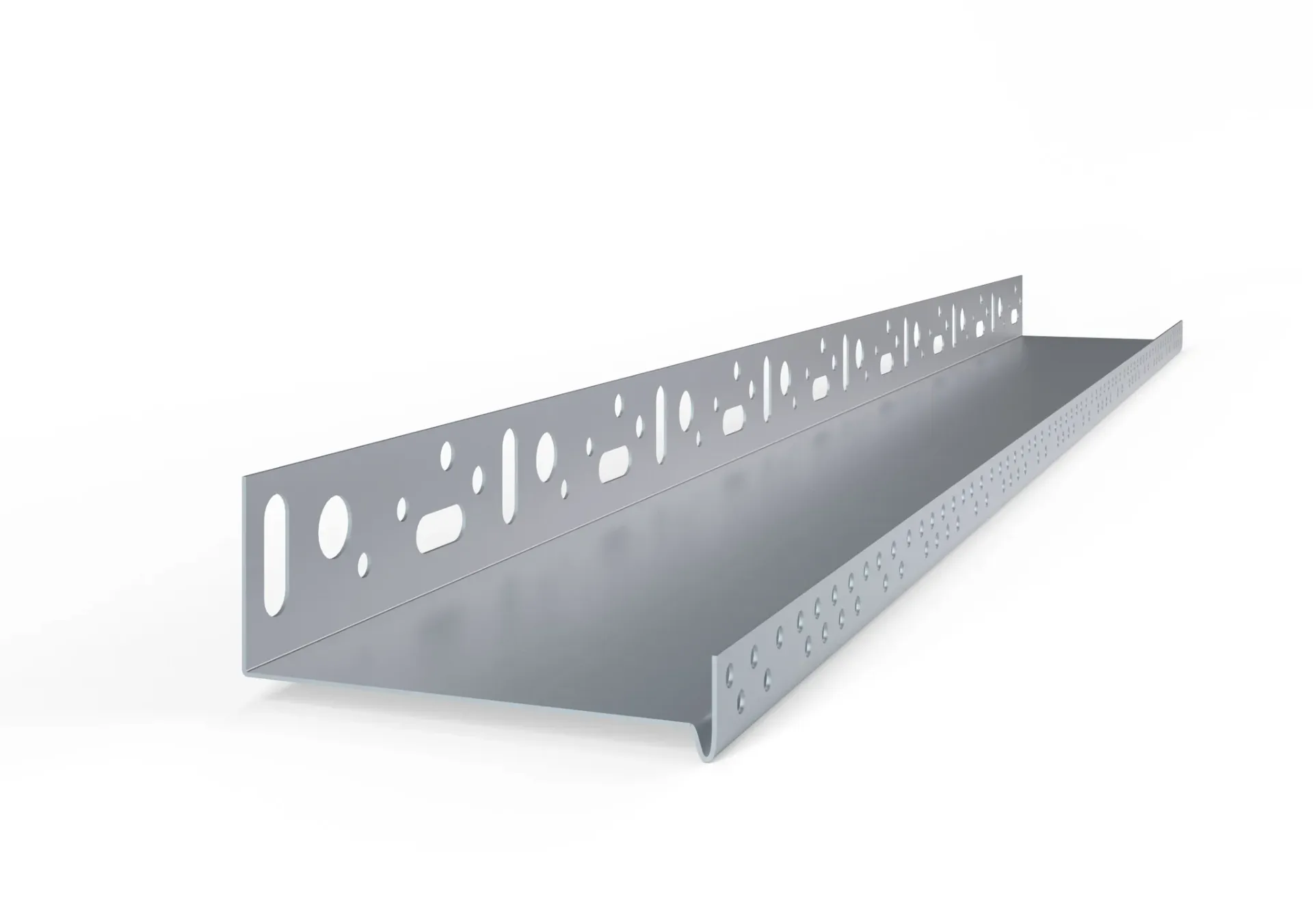 [SBAU2208/10] CREPI ALUMINIUM SOKKELPROFIEL 10CM 2.50M