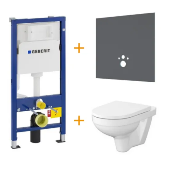 TOILETSET: WEDI I-BOARD + TOILET + GEBERIT UP100